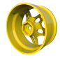 Preview: 24krc ARLOS COMPETITION RIMS fluo gelb (6/8)