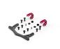 Preview: Azada Avalon Body Mount Extension Front (Black/Purple/Red)