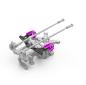 Preview: Azada Avalon Body Mount Extension Front (Black/Purple/Red)