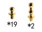 Preview: DriftArt Golden Ball heads set （1902）