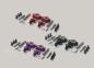 Preview: Rhino Racing Front Steering Aluminum Knuckle Set (pruple,red,black)