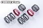 Preview: Overdose 4Edge Twin Spring 20mm with Helper Spring Red