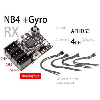 Drift Art DA3 DA2 Receiver & Gyro Set New Layout For Flysky NB4 AFHDS3 4-Channel