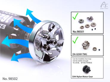 Steel 3X Motor Gear + Wind Walk Cooling Fan Drift