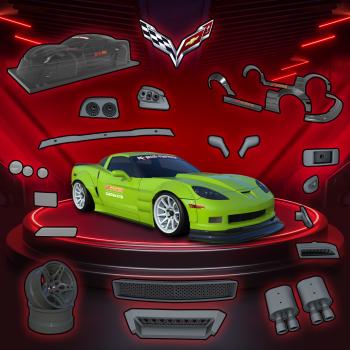 Full Body Set Corvette C6 Widebody