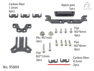 DriftART DA3 1/28 Body Mount set