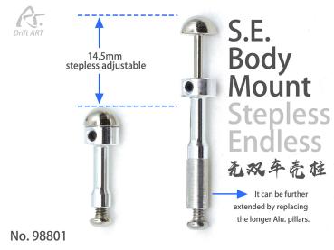DriftART S.E. Body Mount set SLIM