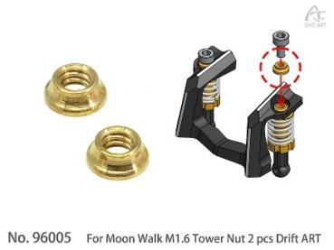 96005 For Moon Walk M1.6 Tower Nut 6 pcs Drift ART - Kopie