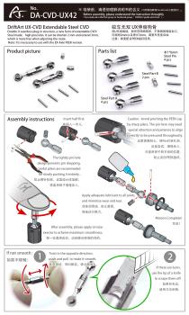 DriftART UX-CVD Extendable +0-2mm 4pcs