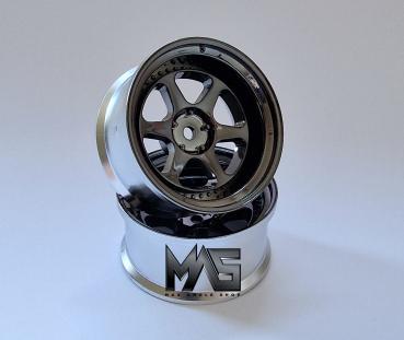 MEISTER L1 WHEEL OFFSET 6  Black Chrome