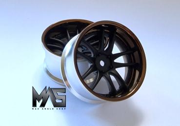 Work Emotion CR3P Matte Carbon x Bronze Rim Offset 6/8