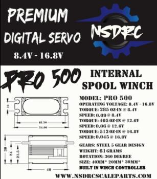 PRO 500 Internal Spool Winch