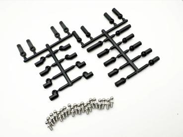 Rhino Racing – Titanium Ball Studs With Caps 4.3mm