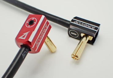 Battery Plug Grip Set 4mm / Black & Red