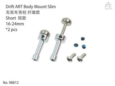DriftART S.E. Body Mount Slim Short 16-24mm 2 pcs