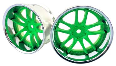 Work Emotion CR3P Offset 6 NEON Green