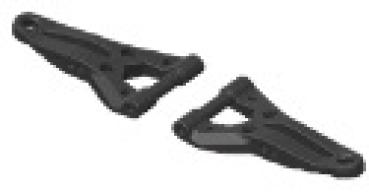 DK BALL HEAD BOW-SHAPED FRONT INFERIOR ARM SET 5.8x54mm