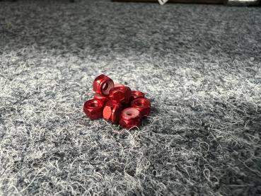 M.A.S. M3 Muttern rot10stk.