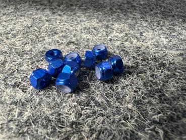 M.A.S. M3 Muttern blau 10stk.