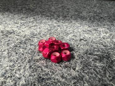 M.A.S. M3 Muttern pink 10stk.