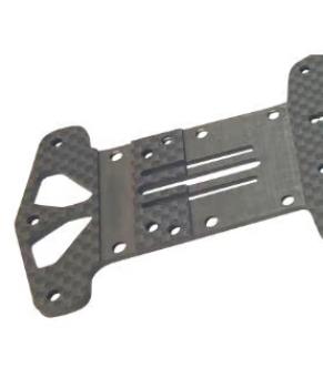 FUSION CONVERSION CARBON MAIN CHASSIS type RS for YD-2 (3.0t) MATTE BLACK