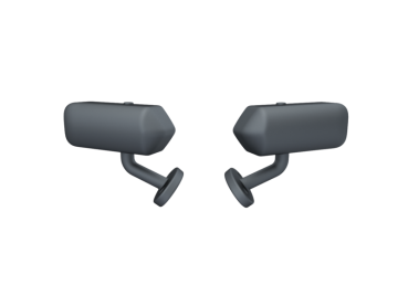 24krc Chevrolet Corvette Z06 Side Mirrors for D-Saito Wide Kit
