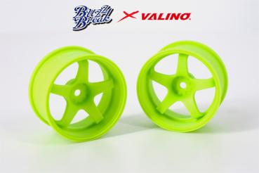 BuzzBreak VALINO GV117D Wheel R-SPEC 26mm (Lime Yellow / OFF+7)
