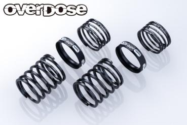 Overdose 4Edge Twin Spring 20mm with Helper Spring black