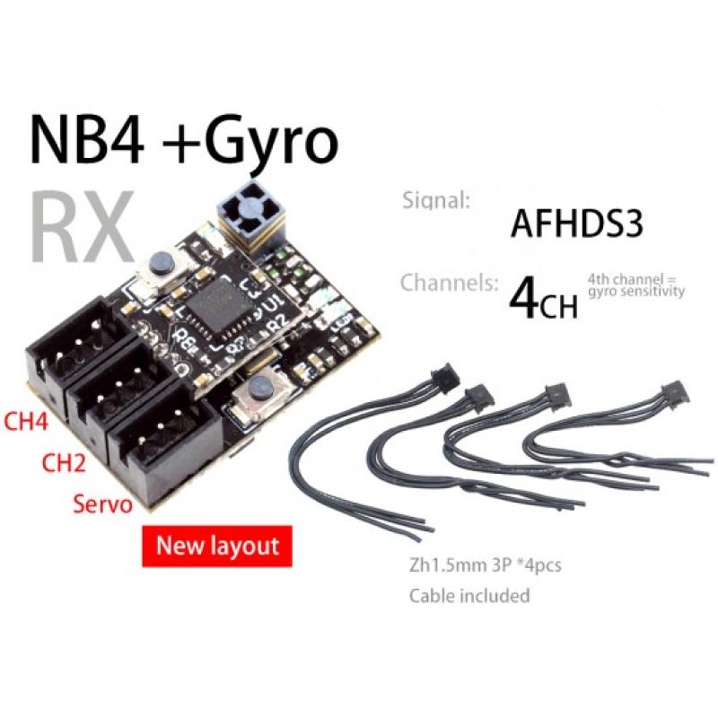 Drift Art DA3 DA2 Receiver & Gyro Set New Layout For Flysky NB4 AFHDS3 4-Channel