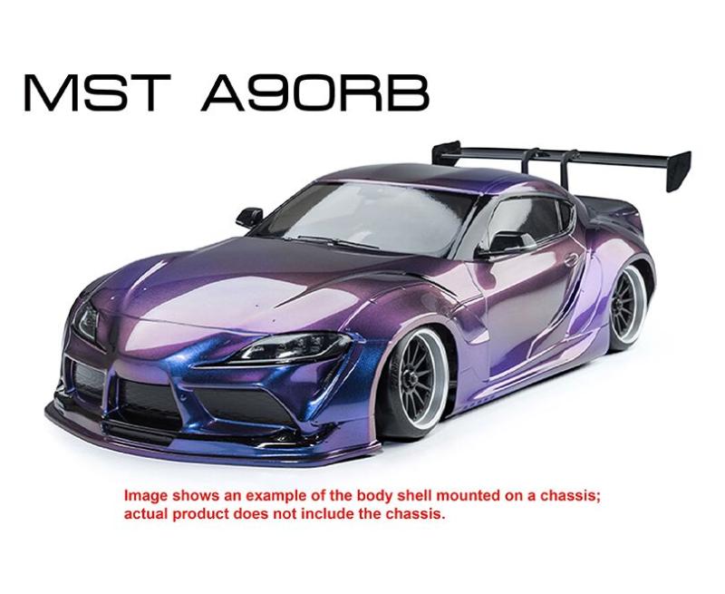 Karosserie MST Supra A90 Rocket Bunny Iridescent Purple lackiert