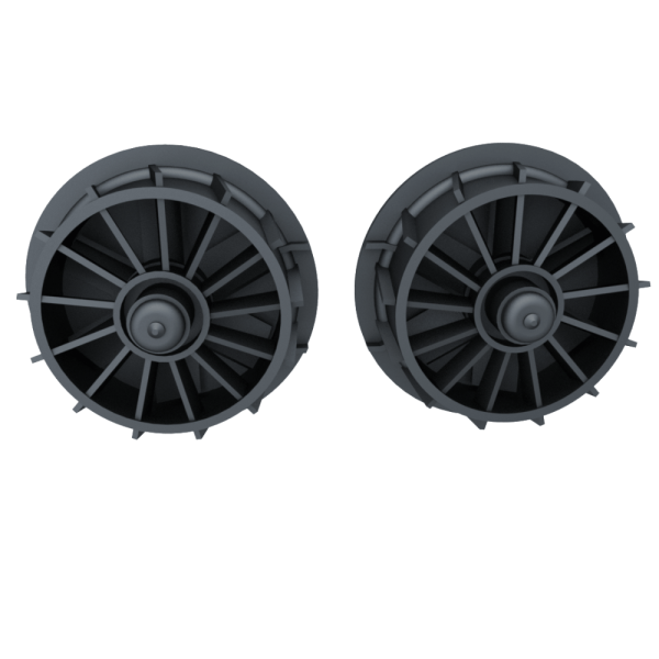 24krc rear fan's for D-SAITO WIDE KIT CORVETTE C6 Z06