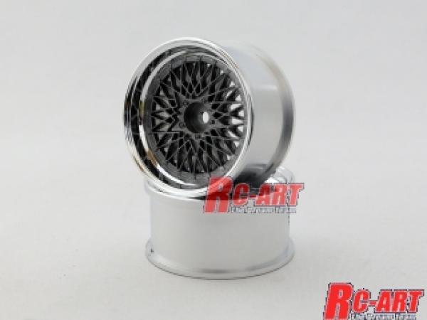 SSR Formula Mesh Gun Metal Offset 8