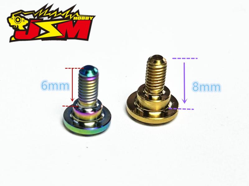 JSM Hobby Titan Servo Schraube (2stk.) diverse Farben 4.3mm