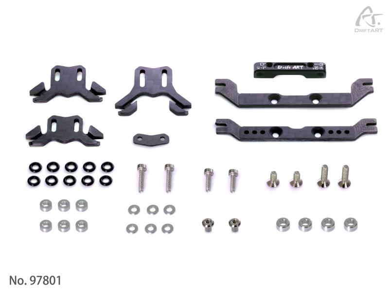 DriftART New 1/28 Universal Body Mount Set