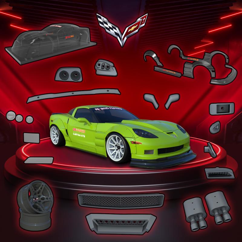 Full Body Set Corvette C6 Widebody
