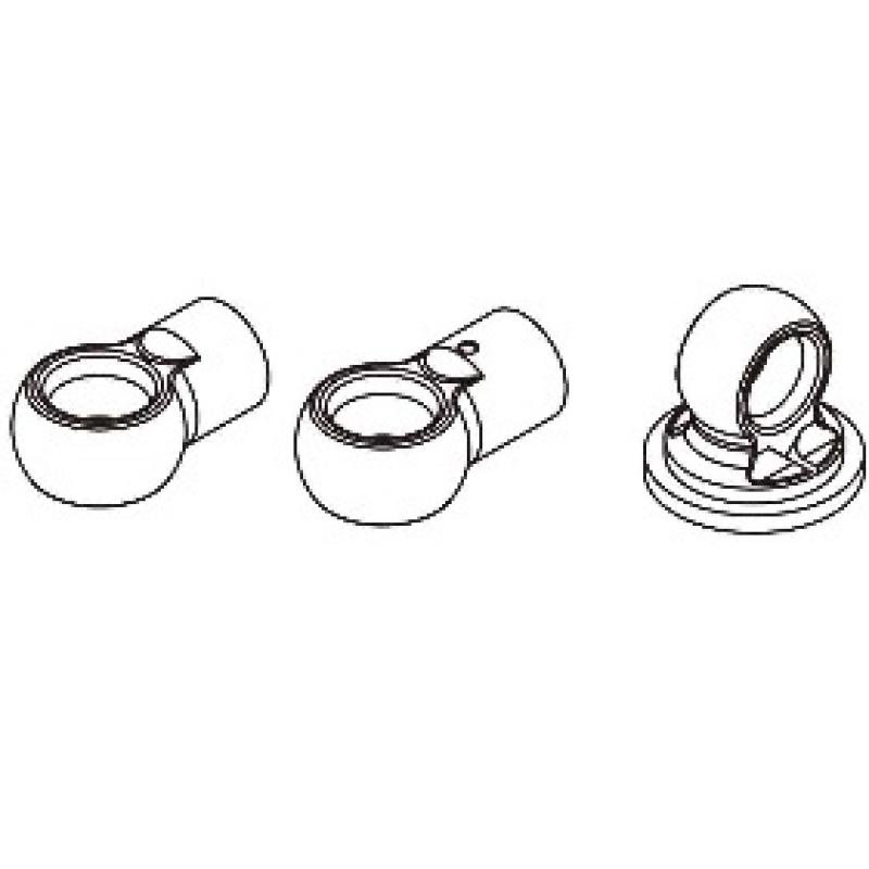 Axon TC10/3 HIGH BIG BORE SHOCK 4 SHOCK CAP & END PARTS