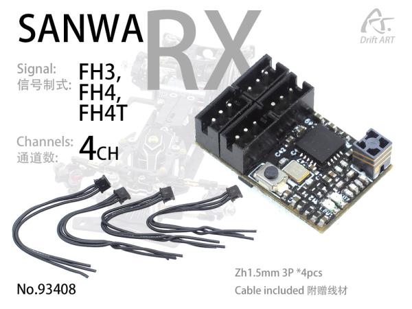 DriftArt Mini Sanwa FH3, FH4, FH4T Empfänger