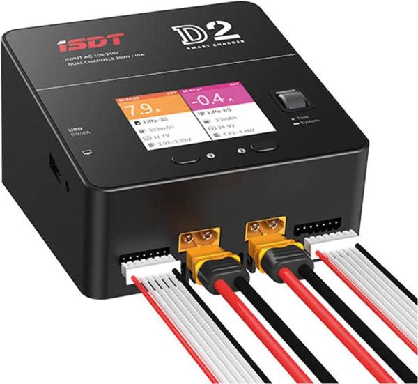 ISDT Dual-Ladegerät D2 MK2 200 W Smart AC