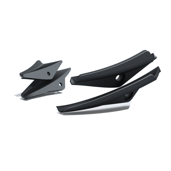 24krc FRONT CANARDS FOR TOYOTA AE86 TRUENO