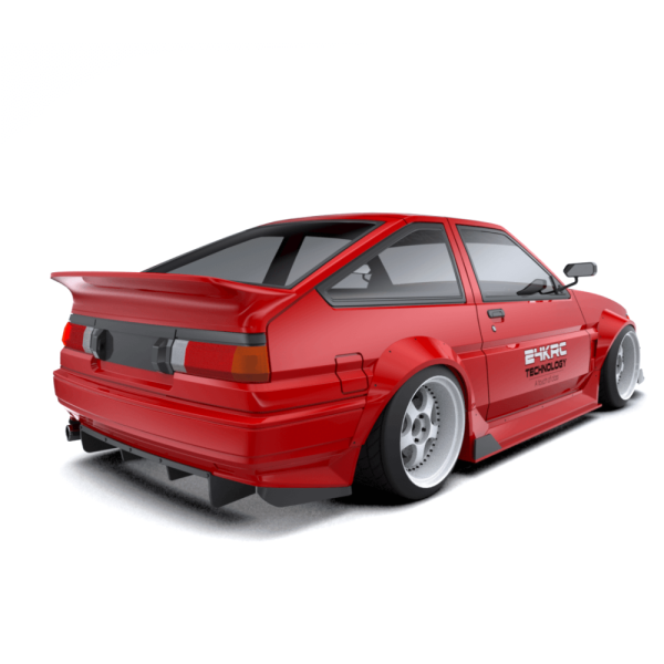 24krc J-RUN WIDE BODY KIT FOR TOYOTA AE86 TRUENO