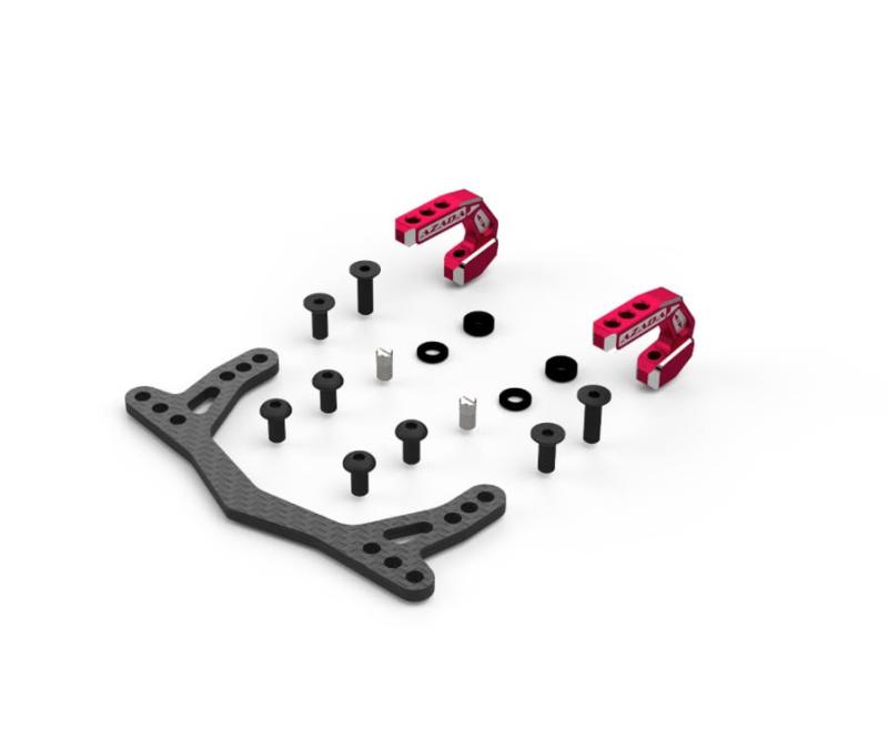 Azada Avalon Body Mount Extension Front (Black/Purple/Red)