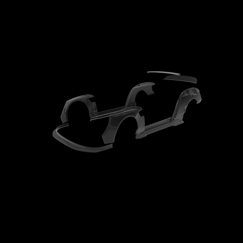 24krc Mitsubishi Evo X E-Fighter Wide Kit