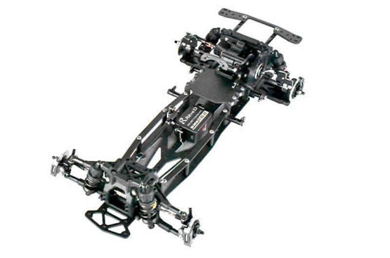 ReveD RDX Black FRP Main Chassis & Side Deck Set
