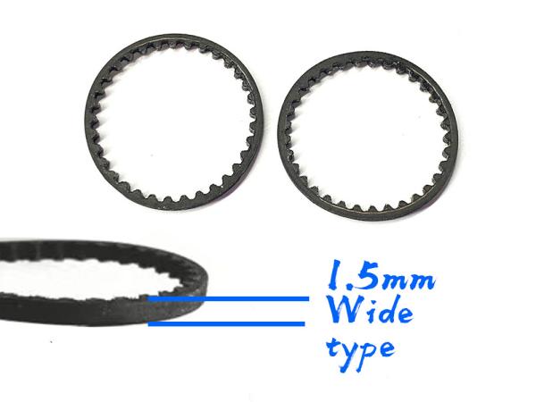 DriftART V-belt 33T 1.5mm Wide type 2 pcs