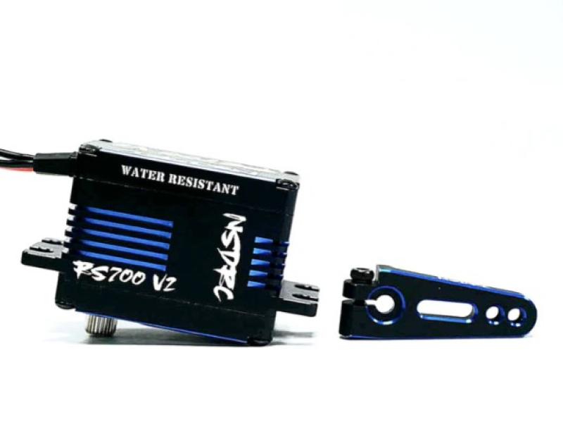 RS700 V2 Special Edition Blue Servo & Horn