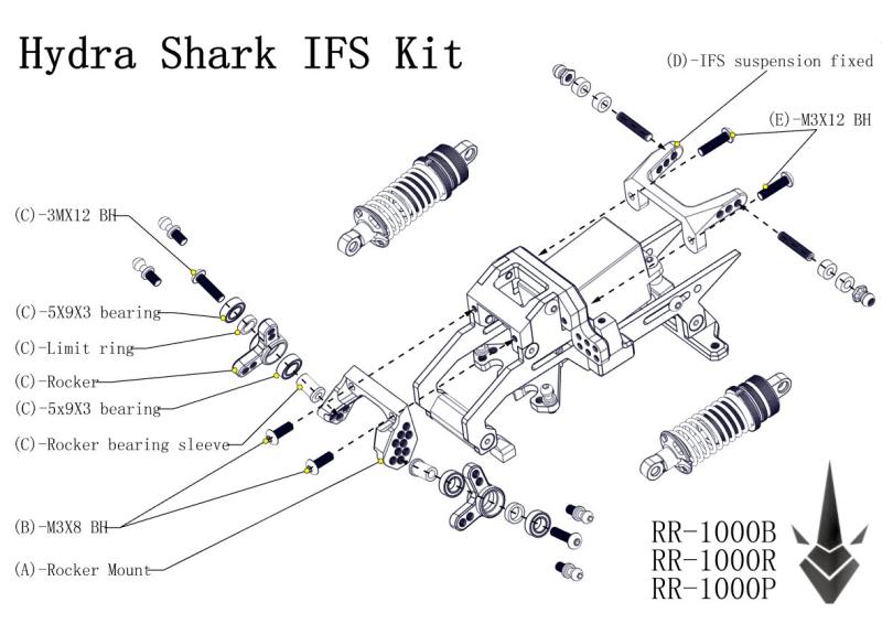 Rhino Racing IFS – Inboard Front Suspension Kit for DDSS