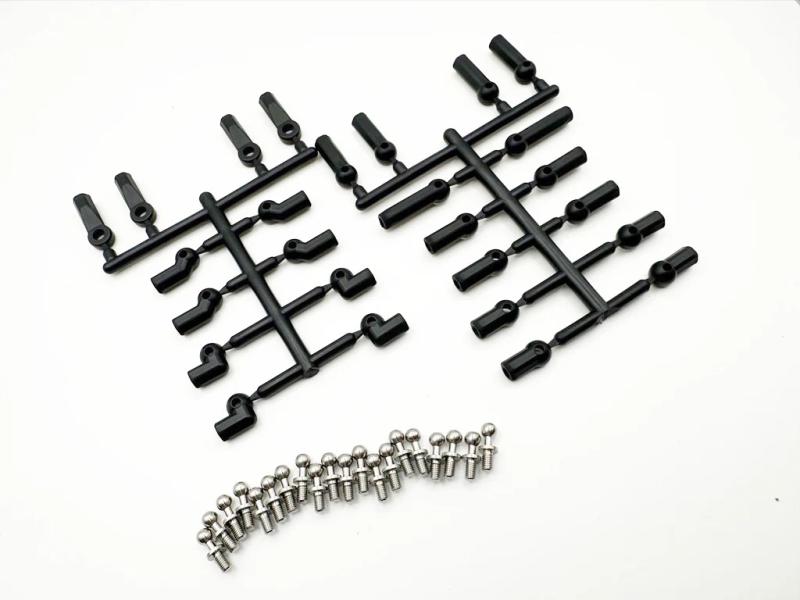 Rhino Racing – Titanium Ball Studs With Caps 4.3mm