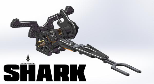 Rhino racing Shark Gearbox schwarz für Yd-2