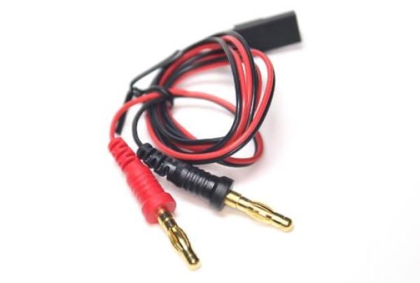 EP Ladekabel 4 mm Bananenstecker zu JR-Buchse