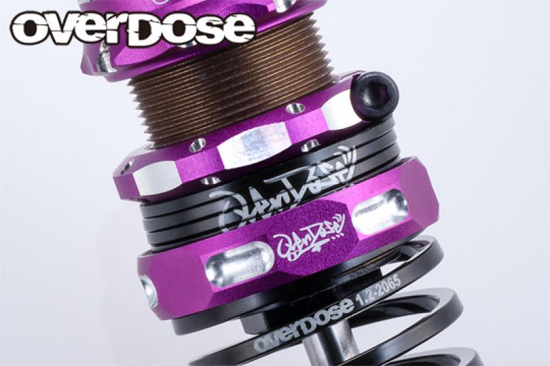 Overdose 4Edge Twin Spring 20mm with Helper Spring black